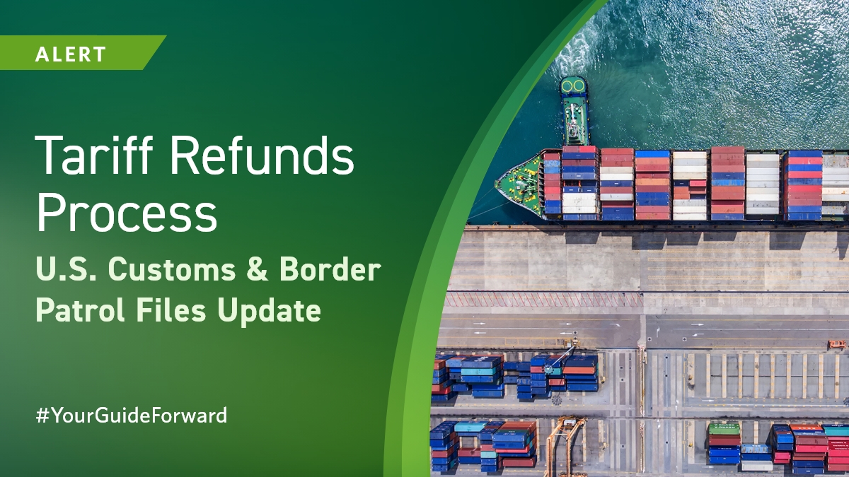 Cbp File U.S. Customs Files Update: Tariff Refund Process In Progress | Cherry ...