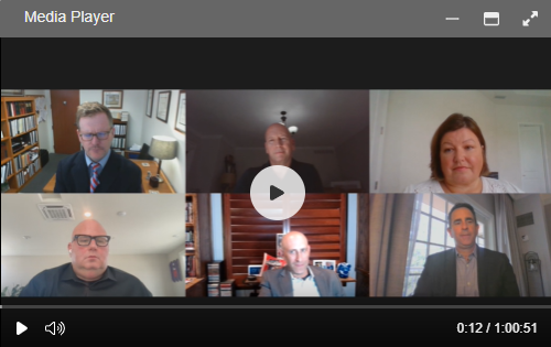Screenshot of webinar