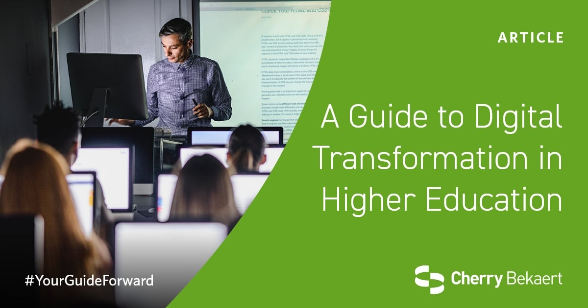 A Guide to Digital Transformation in Higher Education | Cherry Bekaert