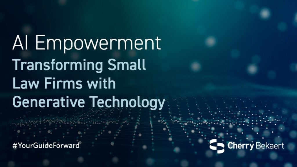 How Small Law Firms Can Use Generative AI to Boost Business | Cherry ...