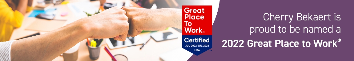 Cherry Bekaert is proud to be named a 2022 Great Place to Work