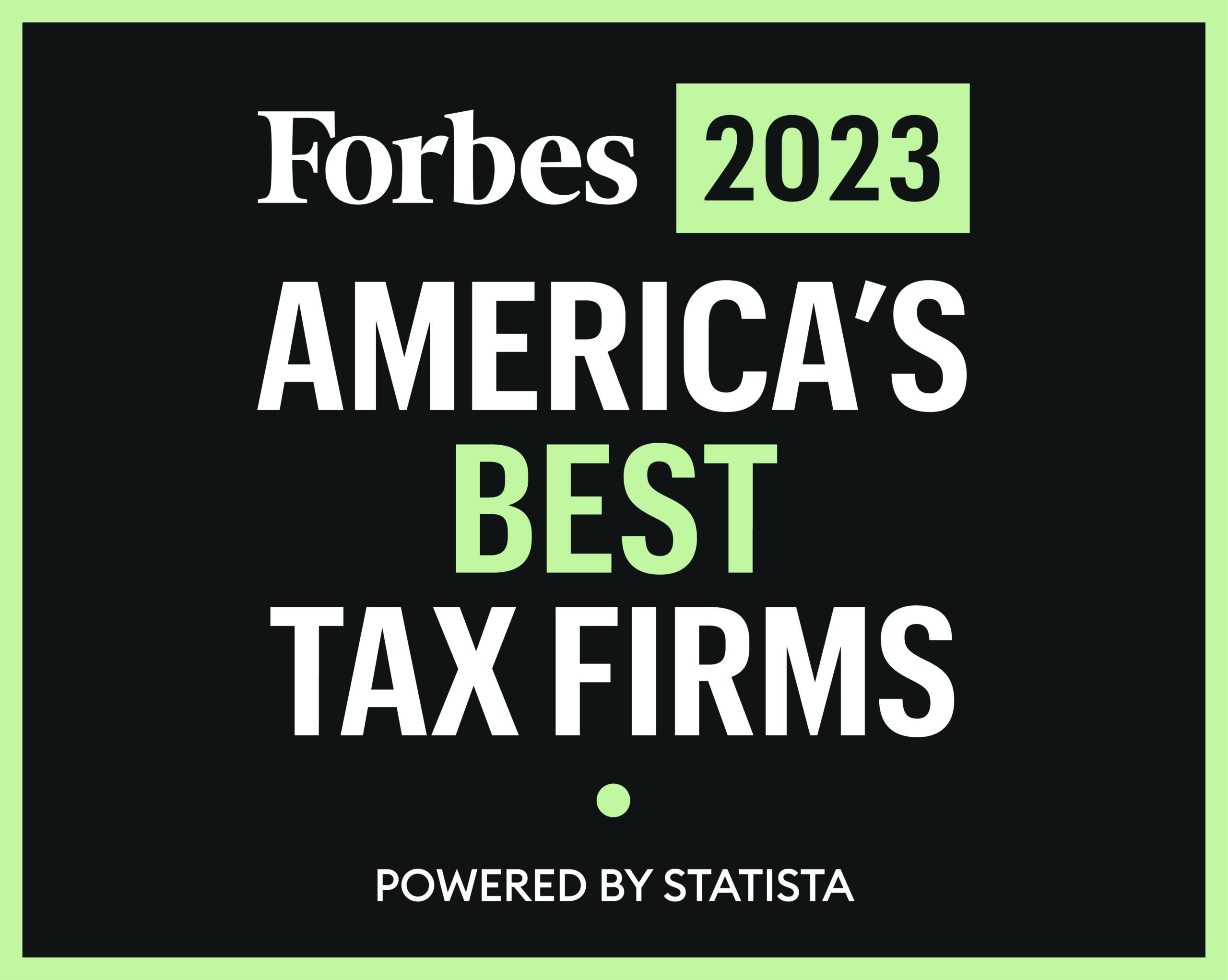 Forbes 2023 America's Best Tax Firms