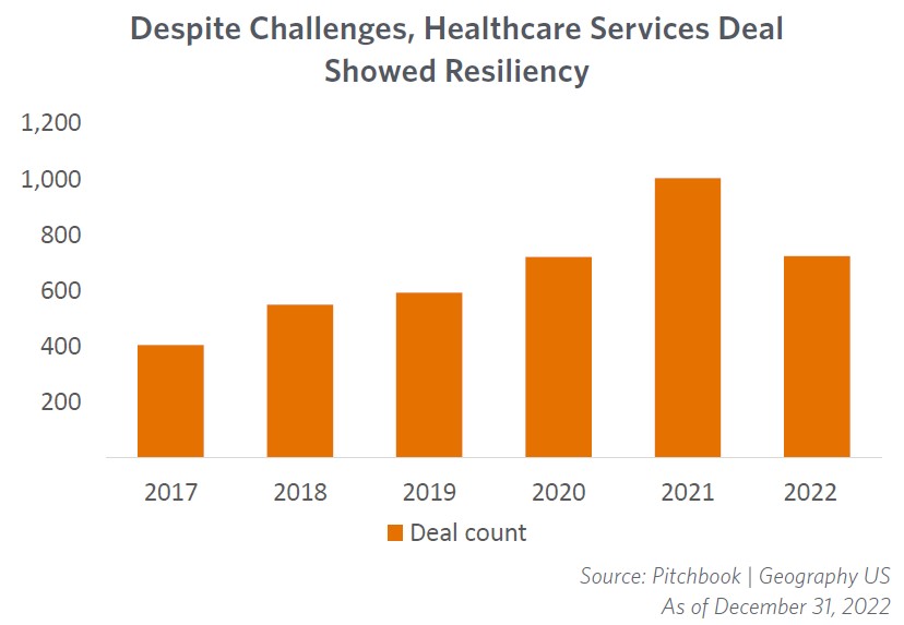 Despite Challenges, Healthcare Services Deal Showed Resiliency